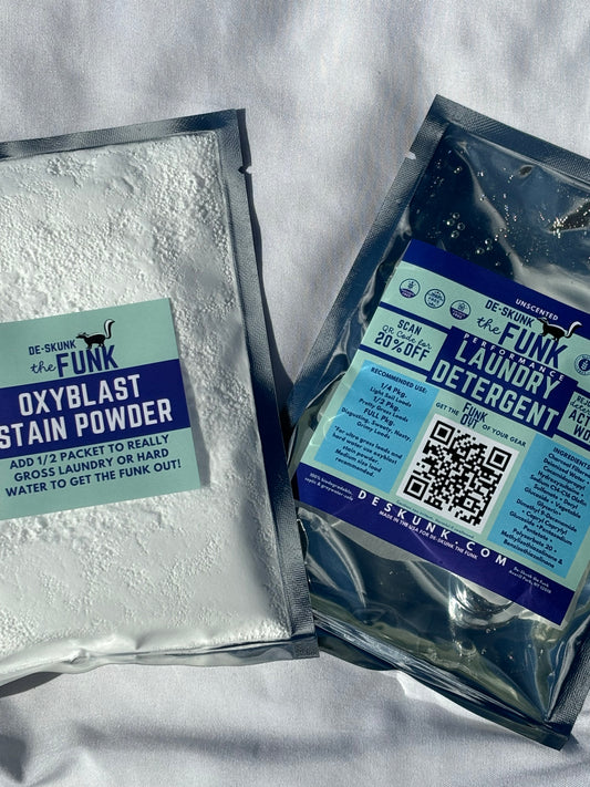 De-Skunk Performance Detergent and Oxyblast Samples